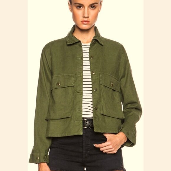 The Great. The Swingy Army military utility jacket - Picture 1 of 9